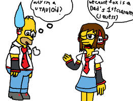 Vocaloid Utau - Homer Was Utau Singer