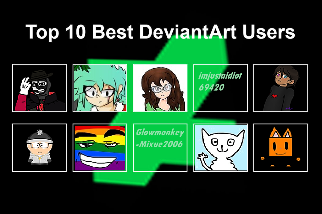 Top 10 Best Best Deviant Art Users by jayjination on DeviantArt