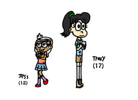 The Loud House Fanchild - Tracy Santiago And Jess