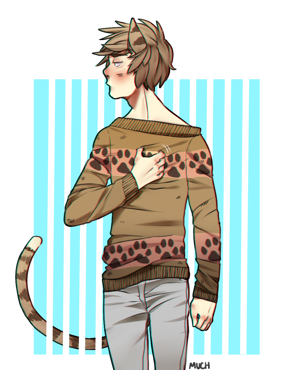 Anime boy discount sweater