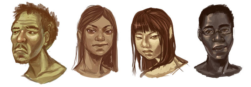 Face sketches