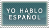 Stamp - I speak spanish