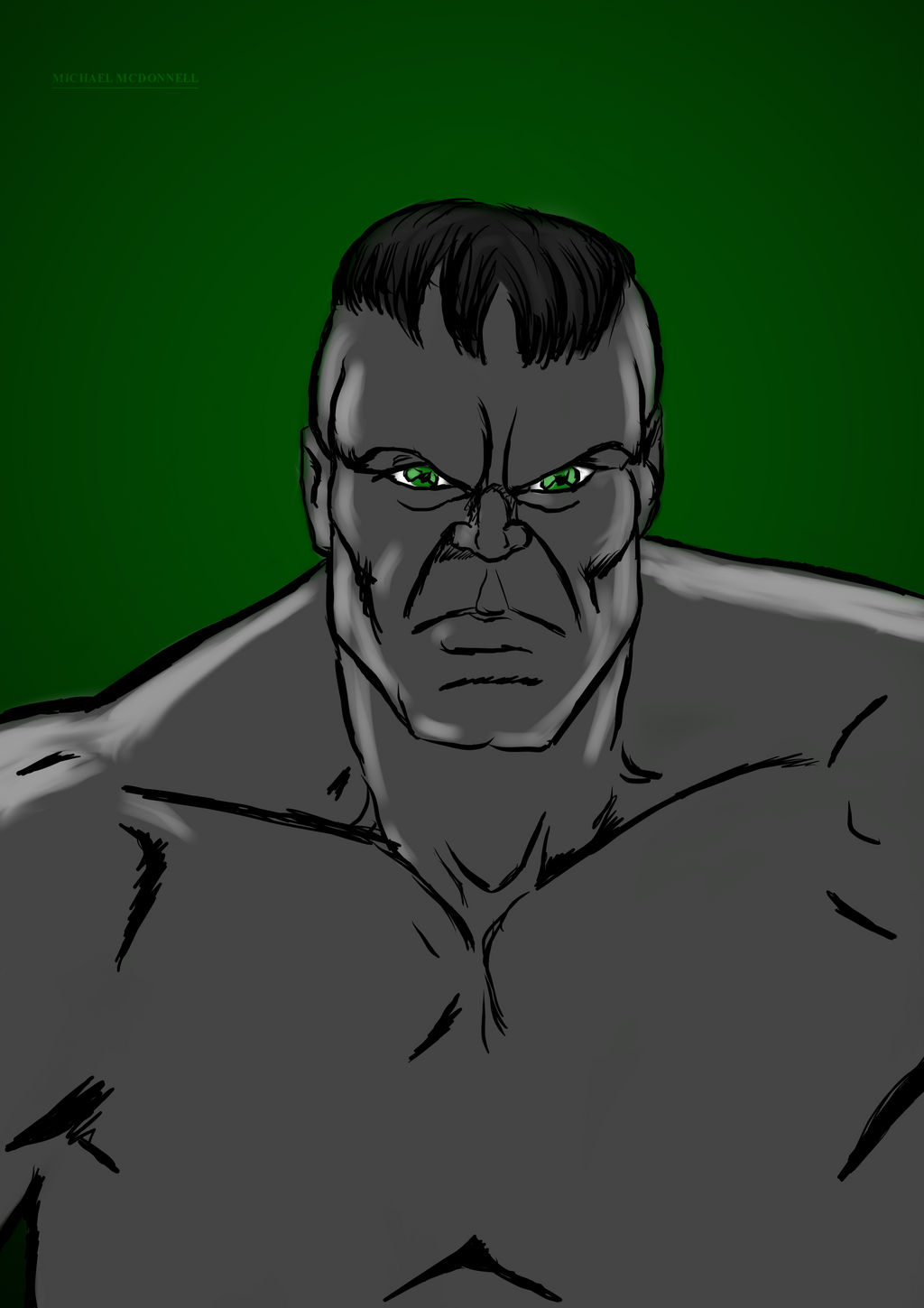 Gray Hulk III by MichaelMcDonnell on DeviantArt
