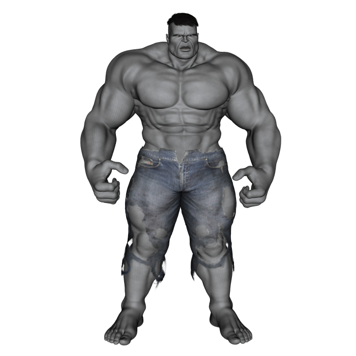 Gray Hulk 3 by MichaelMcDonnell on DeviantArt