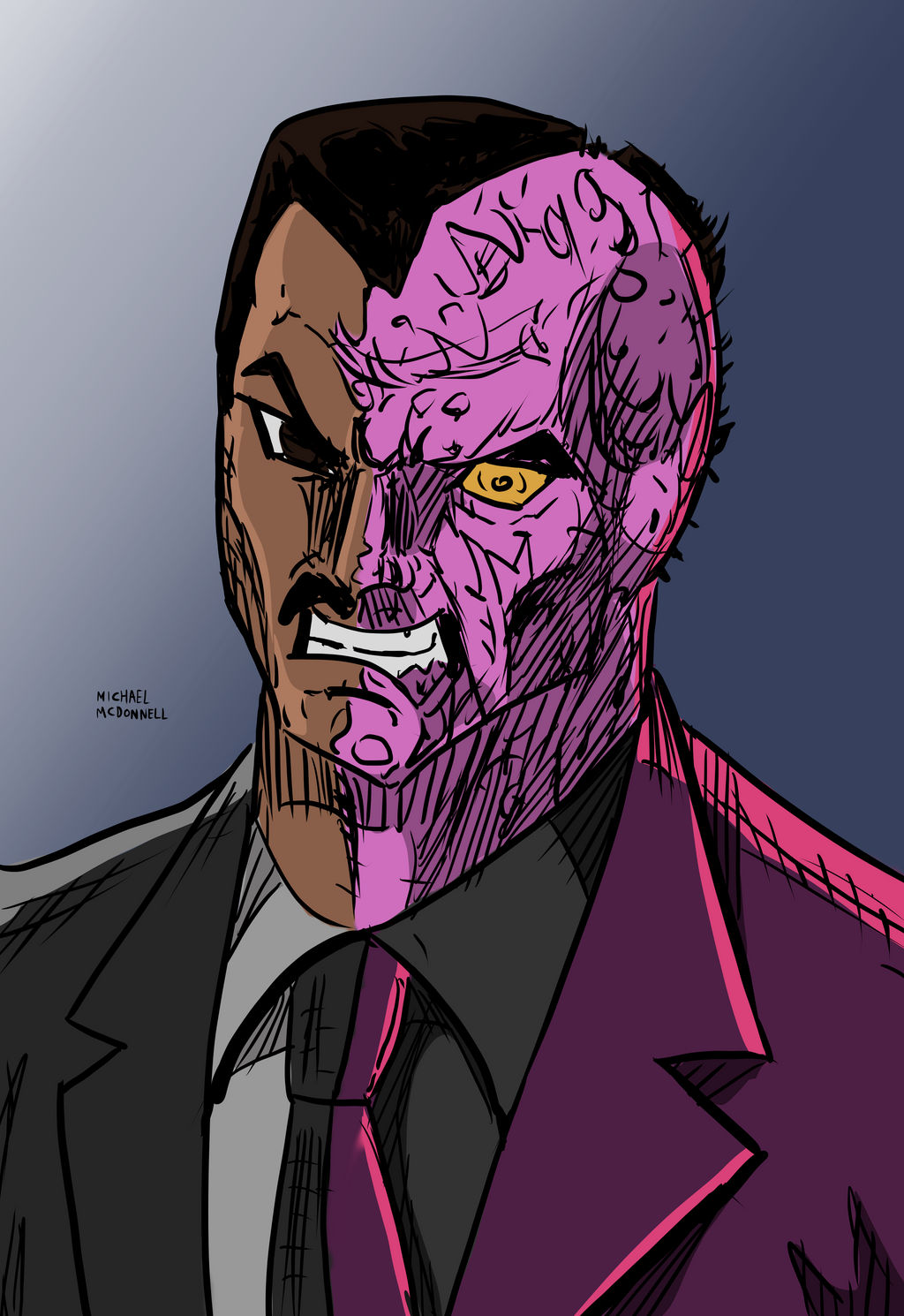 Two Face by Michael-McDonnell on DeviantArt