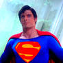 Christopher Reeve With Krypton Logo II