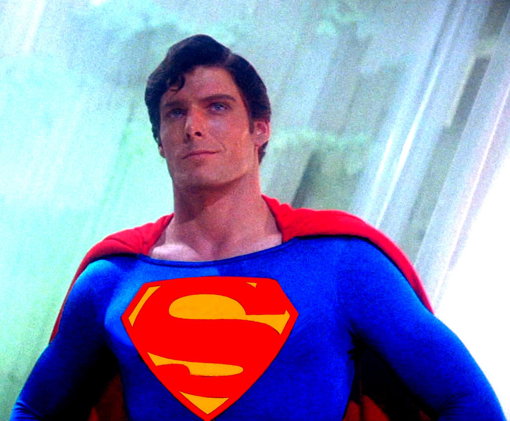 Christopher Reeve With Krypton Logo II by Michael-McDonnell on DeviantArt