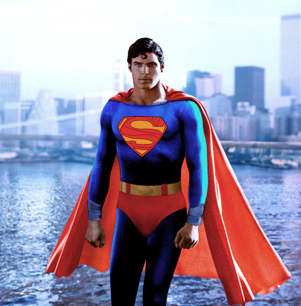Christopher Reeve With Krypton Logo III by Michael-McDonnell on DeviantArt