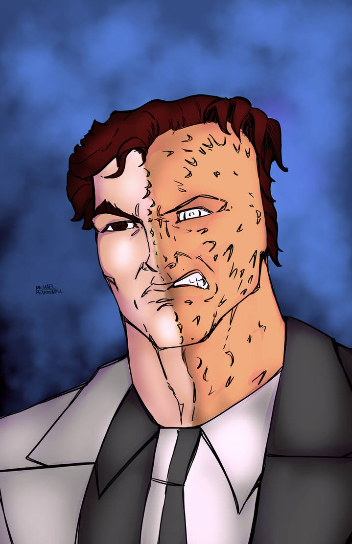 2 Face First Appearance Two Face by Michael-McDonnell on DeviantArt