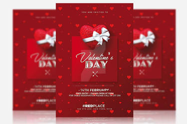 Valentine's Day - Psd Invitation