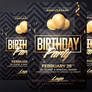 Birthday flyer psd Template