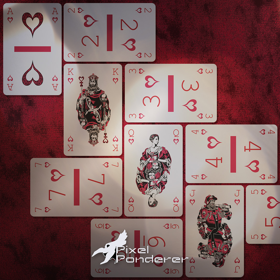 Optimal Deck - Suit of Hearts