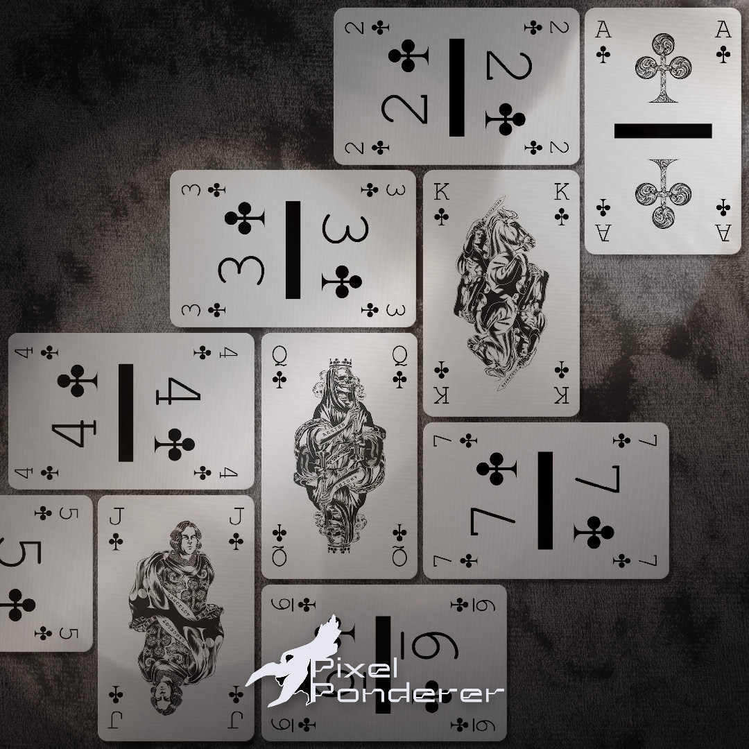 Optimal Deck - Suit of Clubs