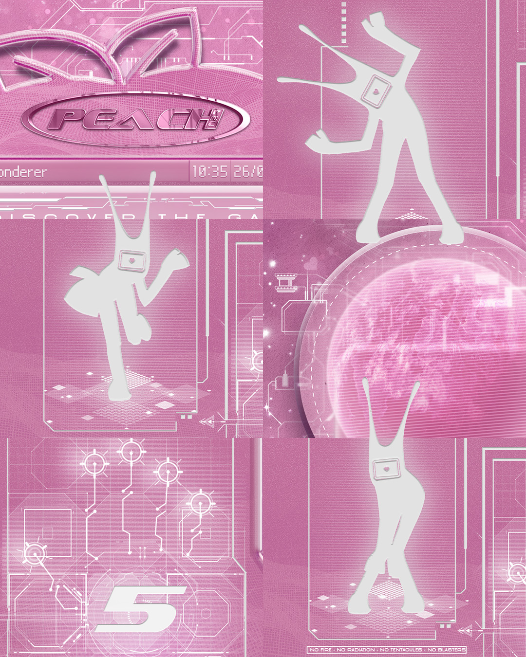 Peach PRC x Space Channel 5 - DETAILS! by PixelPonderer
