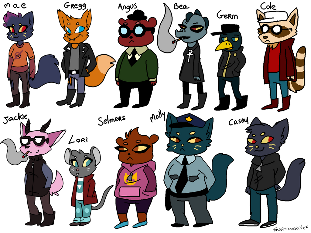 NITW cast by foxwithmoustache on DeviantArt