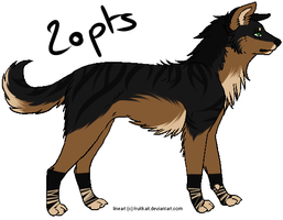 [POINTS ADOPTABLE] Dog/wolf adoptable [open]