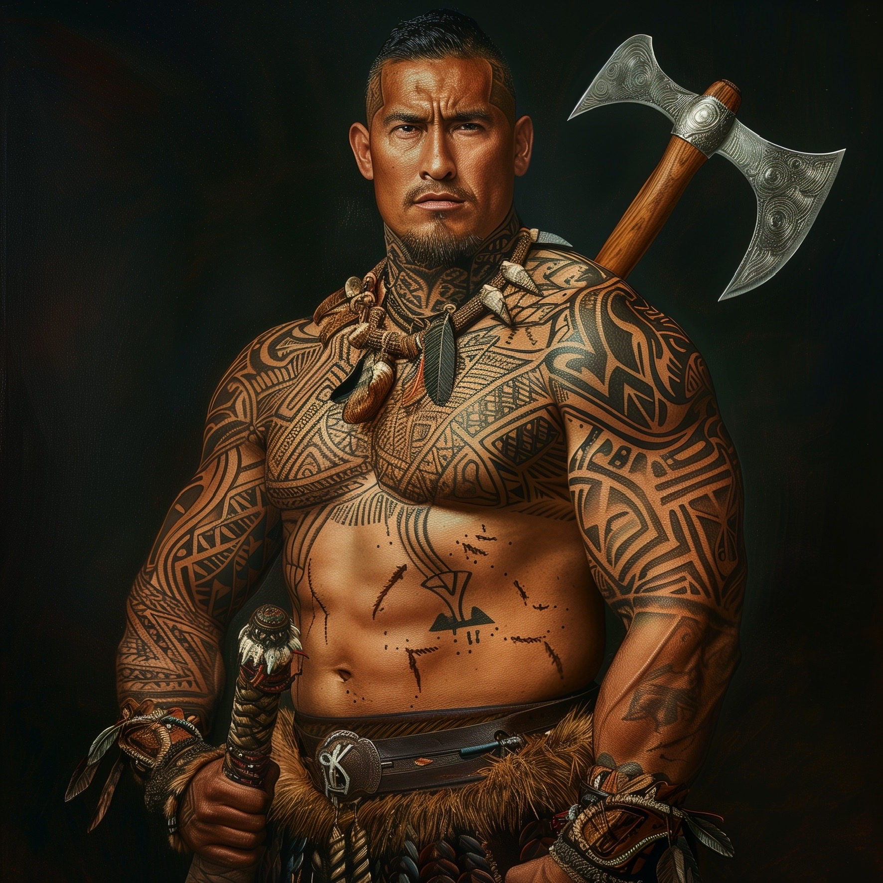 Maouri Maori warrior II by Lynxette79 on DeviantArt