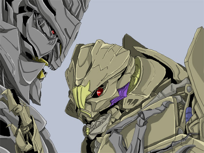 pic Megatron Face Paint megatron starscream by osanpowolf on