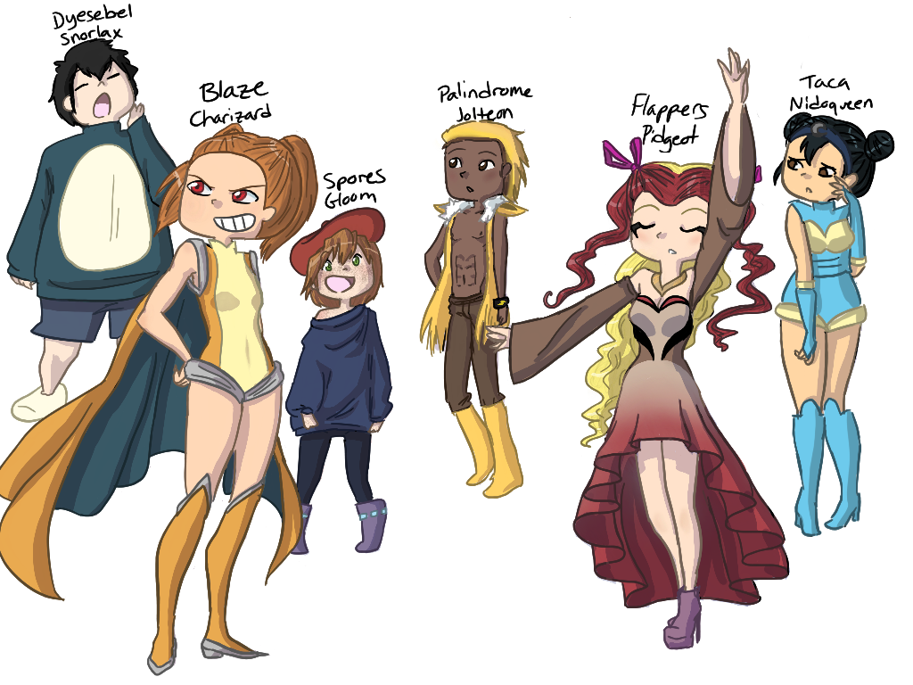 FireRed Nuzlocke Gijinkas (UPDATED)!!!