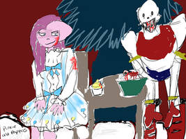 Horrortale Pinkie and Papyrus