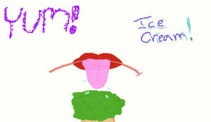 mint choco ice cream