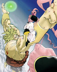 DragonBall Z Brolly VS Buu