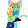 TTFAJ Jerry Hugs Carly The Cat (GIFT)