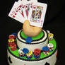 Poker Grooms Cake.