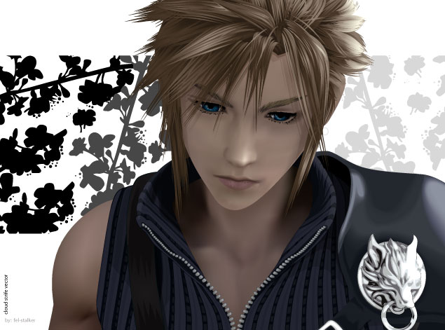 cloud strife vector