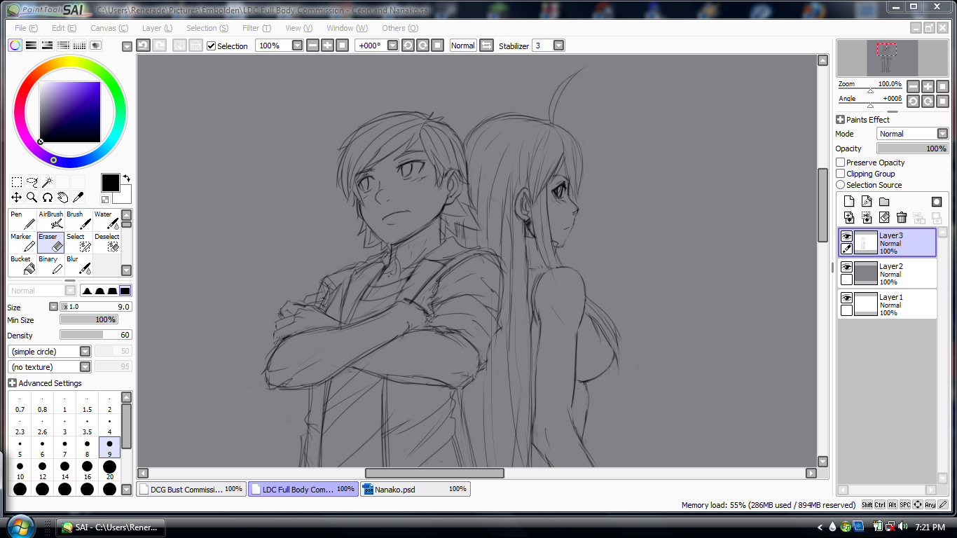 WIP - Ceon and Nanako - Rough