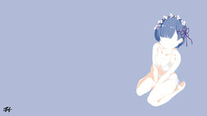 Ram and Rem Bikini (Re Zero) Minimalist Wallpaper by slezzy7 on DeviantArt