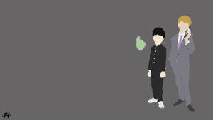 Mob Psycho 100 Minimalist Wallpaper