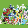 All Legendary Pokemon Minimalist Wallpaper