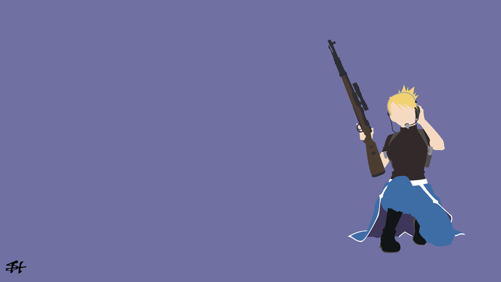 Lieutenant Riza Hawkeye (FMA) Minimalist Wallpaper by slezzy7 on DeviantArt