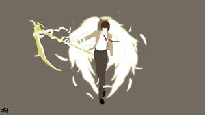 Light Yagami (Death Note) Minimalist Wallpaper