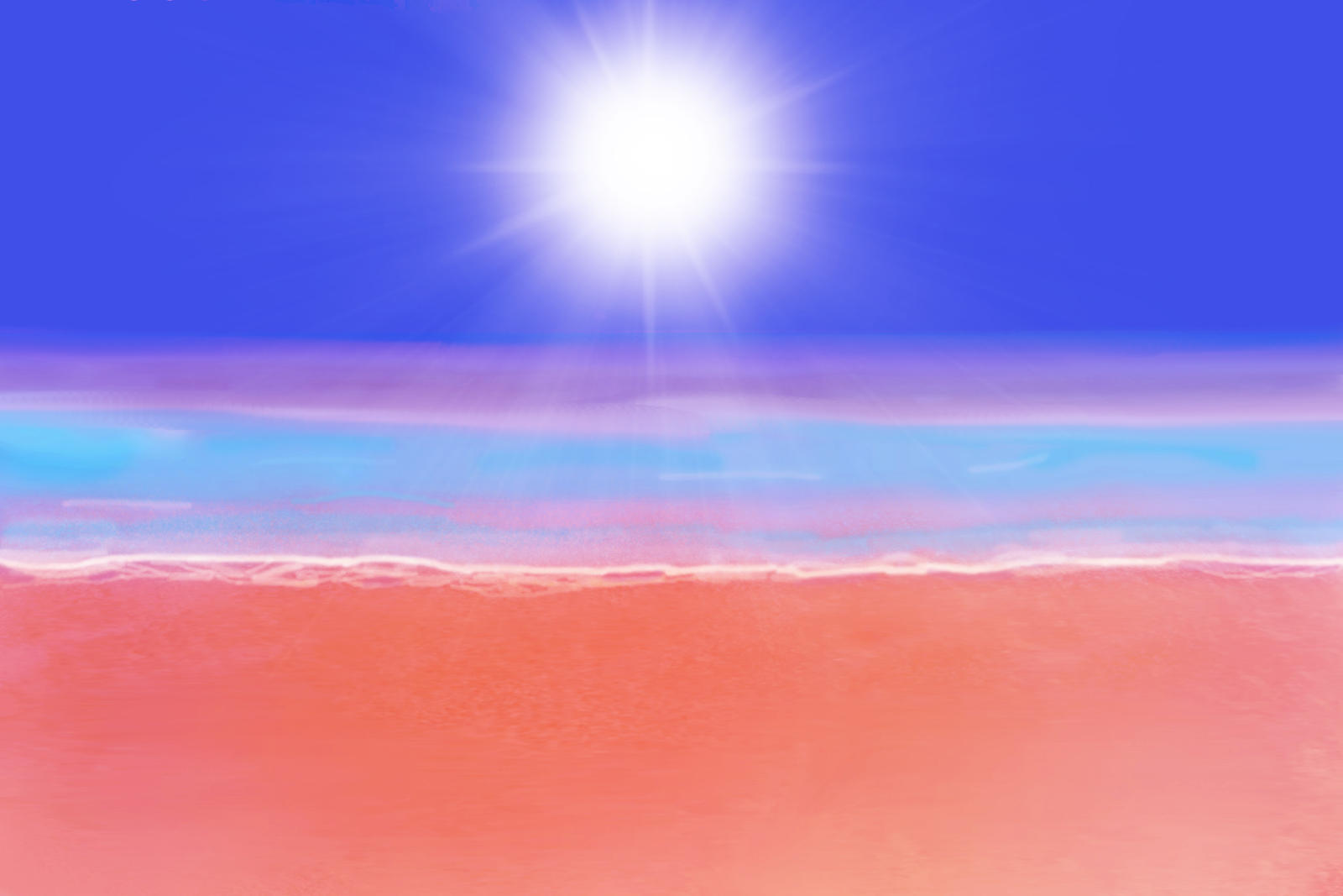 Anime Style Background-Beach 2