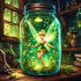 Tinkerbell Stuck In a jar