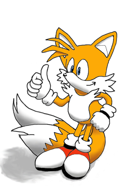 Tails thumbs up