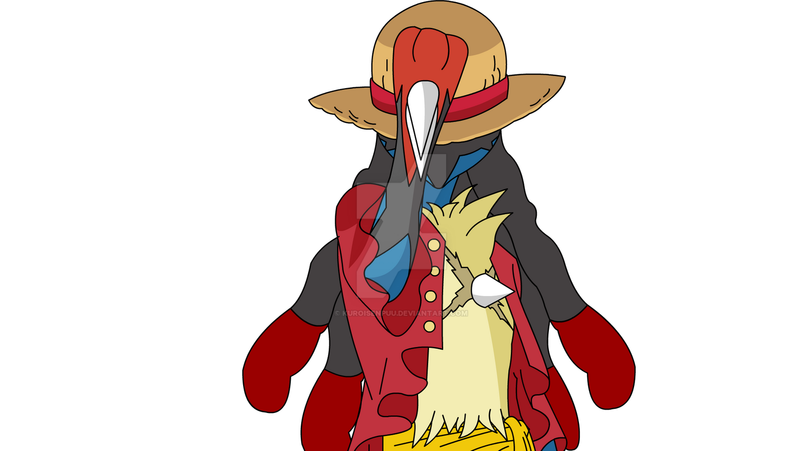 Spoilers ch 1044+] Luffy and Mega Lucario (One Piece X Pokemon) : r/OnePiece