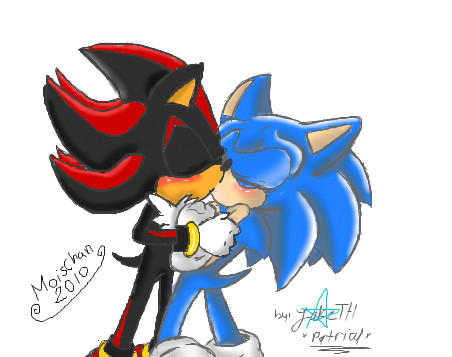 Sonadow accidental kiss  Sonic the Hedgehog! Amino