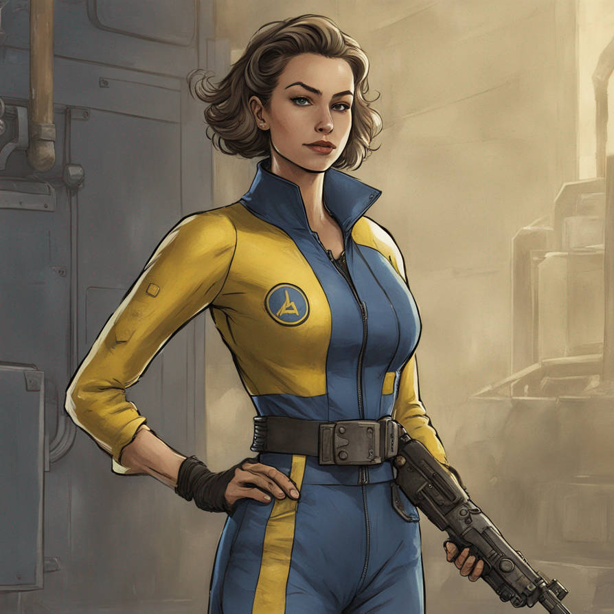Vault 86 Vault Dweller Portrait by CarminDez on DeviantArt
