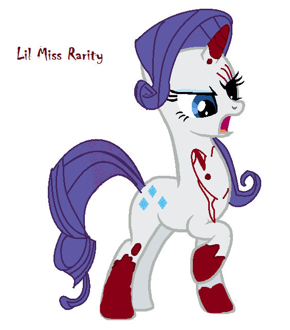 Lil miss Rarity by Mlpfan774718 on DeviantArt
