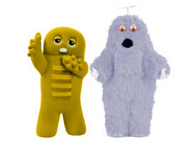 Gachapin and Mukku (Gold and Silver.Version)
