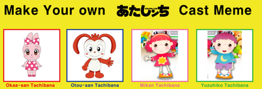 Make your own Atashinchi Cast: Korasho