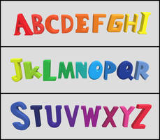 Alphabets - 3D Object Pack