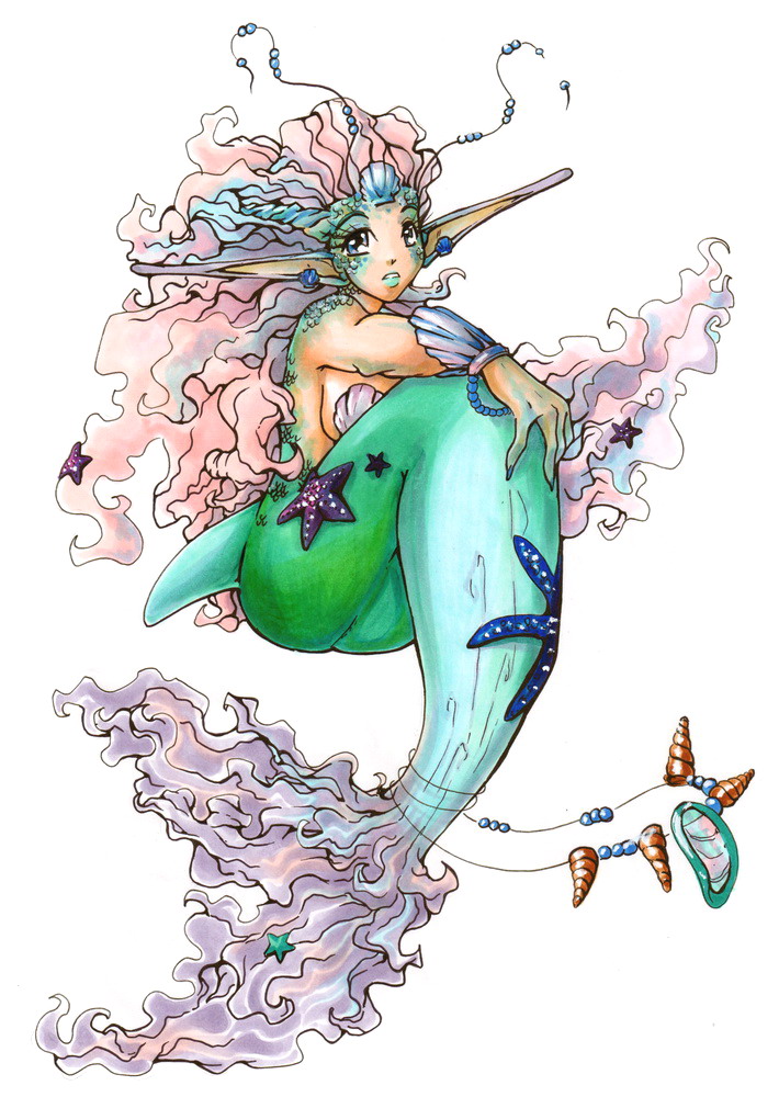 Mermaid Princess color