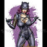 MEOW Sexy Catwoman Pinup Greg Andrews Artist
