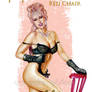 RED CHAIR Sexy Pinup Art Greg Andrews Artist