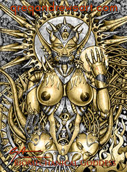 BIOMECHANICAL GODDES Artist Greg Andrews