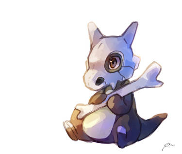 Cubone Graduation Similar Art to